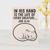 VERLIES VAN KAARTEN VOOR KAARTEN VAN CAT-SYMPATHIE (Gele Bloem)