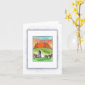 Verlies van Kat, Huisdier Sympathie Kaart (Gele Bloem)