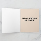 VERLIES VAN KAT SYMPATHIE CONDOLENTIEKAARTEN KAART (Binnen)