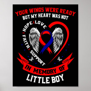 Verlies Van Kleine Jongen Chd Bewustzijnsmaand Har Poster