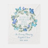 Verlies van Mother Memorial deken vlinder verschij (Voorkant)