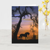 Verlies van paarden, paardensympathiekaarten kaart (Gele Bloem)