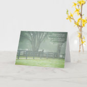 Verlies van paardengedicht Aangepaste berichtsympa Kaart (Gele Bloem)