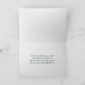 Verlies van Pet Bird Custom Sympathy Kaart (Binnen)