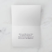 Verlies van Pet Bird Macaw Custom Sympathy Kaart (Binnen)