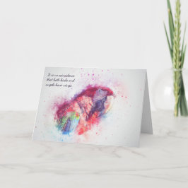 Verlies van Pet Bird Macaw Custom Sympathy Kaart