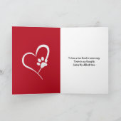 Verlies van poetsafdrukken en hart kaart (Binnen)