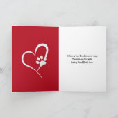 Verlies van snijdsels en hart kaart (Binnen)