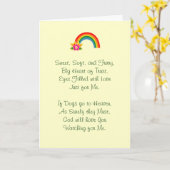 Verlies van sympathie bij de hond kaart (Gele Bloem)