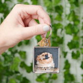 Verlies van sympathie voor dichter Memorial Foto Sleutelhanger (Hand)