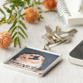 Verlies van sympathie voor dichter Memorial Foto Sleutelhanger (Zijkant)