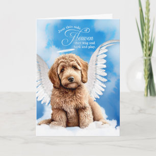 Verlies van sympathie voor een gele Labradoodle ho Kaart