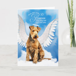 Verlies van sympathie voor een Lakeland Terrier-ho Kaart