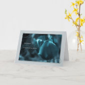 Verlies van sympathie voor levenspartners Tulip Kaart (Gele Bloem)