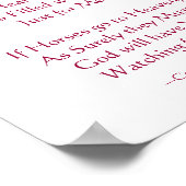 Verlies van sympathie voor paarden poster (Hoek)