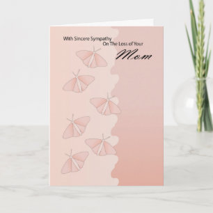 Verlies van sympathiekaart van moeder kaart