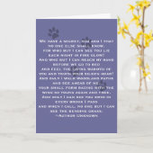 Verlies van tweesympathie + gedicht kaart (Gele Bloem)