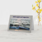 ***VERLIES VAN UW VADER*** TROOST/DEELNAME KAART (Gele Bloem)