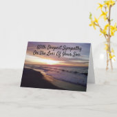 **VERLIES VAN UW ZON** SYMPATHIE EN VERWARMINGSKAA KAART (Gele Bloem)