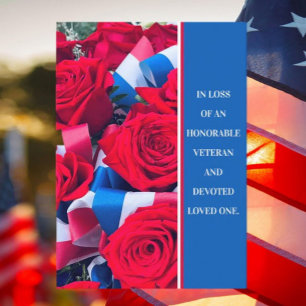 Verlies van Veteraan Geliefd Een Sympathie Kaart