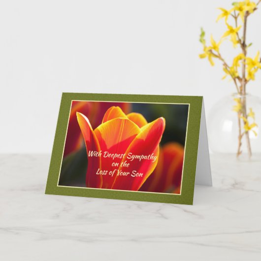 Verlies van Zoon Sympathie, Religieus, Licht van C Kaart (Gele Bloem)
