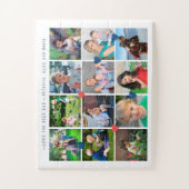 VERLIES VOOR BESTE DAD 12 fotocollage Vaderdag Legpuzzel (Verticaal)