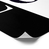 VERLIES ZWART EN WIT Wandkamer Afdrukdecor Poster (Hoek)