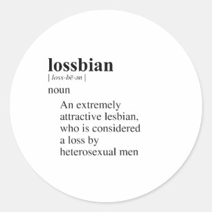 VERLIESBIAN RONDE STICKER
