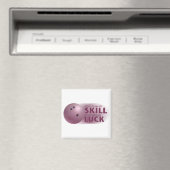 Verliesde vaardigheden Win Luck Bowling roze Magneet (Insitu (Vaatwasser))