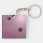 Verliesde vaardigheden Win Luck Bowling roze Sleutelhanger (Achterkant)