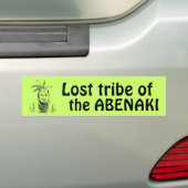 VERLIESTAND VAN DE TRIBE-bumper Bumpersticker (Op auto)