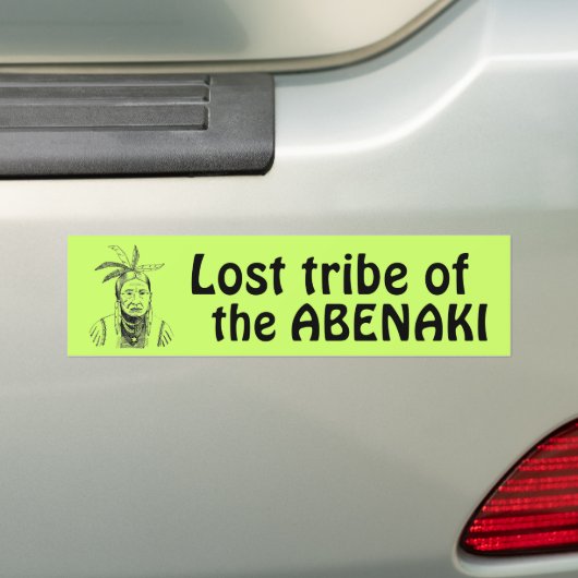 VERLIESTAND VAN DE TRIBE-bumper Bumpersticker (Op auto)
