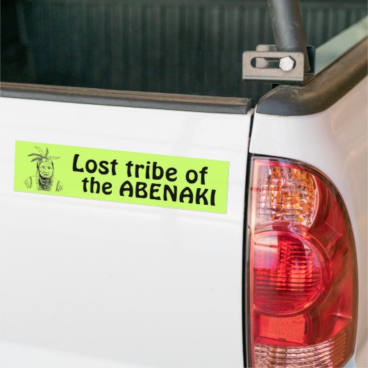 VERLIESTAND VAN DE TRIBE-bumper Bumpersticker (Op Truck)