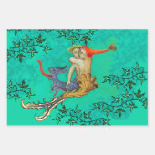 VERLIEZEN IN DE ABYSS-zeemeermin en Triton-valenti Inpakpapier Vel (Voorkant 3)