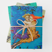 VERLIEZEN IN DE ABYSS-zeemeermin en Triton-valenti Inpakpapier Vel (In situ)