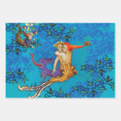 VERLIEZEN IN DE ABYSS-zeemeermin en Triton-valenti Inpakpapier Vel (Voorkant)