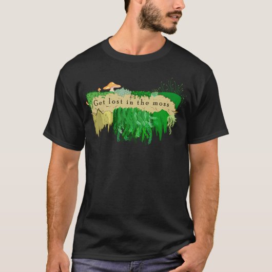 Verliezen in de moss t-shirt (Voorkant)