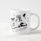 Verliezen in een boek grote koffiekop (Rechts)