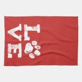 VERLIEZEN MET HARPEN afdrukken Theedoek (Horizontaal)