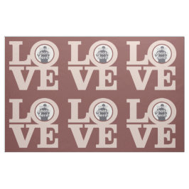 VERLIEZEN MET UW PHOTO-aangepaste fabric Stof