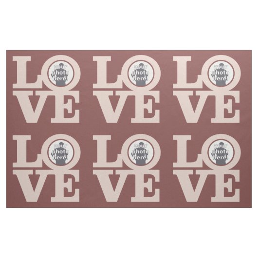 VERLIEZEN MET UW PHOTO-aangepaste fabric Stof (Fat Quarter)