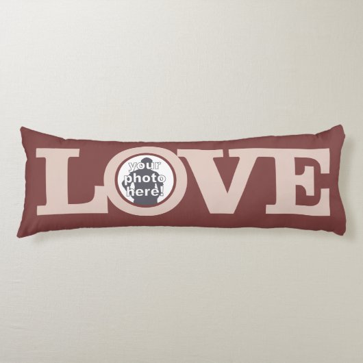 VERLIEZEN MET UW PHOTO aangepaste lichaamskusje Lichaamskussen (Voorkant)