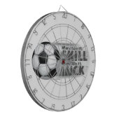 Verliezen Skill Win Luck Soccer Dartbord (Voorkant Links)