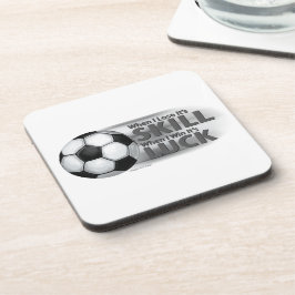 Verliezen Skill Win Luck Soccer Onderzetter