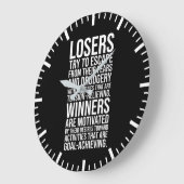 Verliezen t.o.v. winnaars - Gym, Hustle, Succes Grote Klok (Hoek)