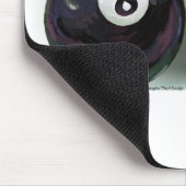 Verliezen Vaardigheid Win Luck 8 Ball Muismat (Hoek)