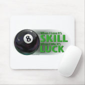 Verliezen Vaardigheid Win Luck 8 Ball Muismat (Met muis)