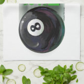 Verliezen Vaardigheid Win Luck 8 Ball Theedoek (Gevouwen)