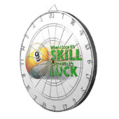 Verliezen Vaardigheid Win Luck 9 Ball Dartbord (Voorkant Rechts)