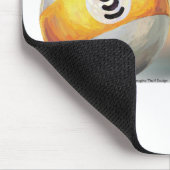 Verliezen Vaardigheid Win Luck 9 Ball Muismat (Hoek)